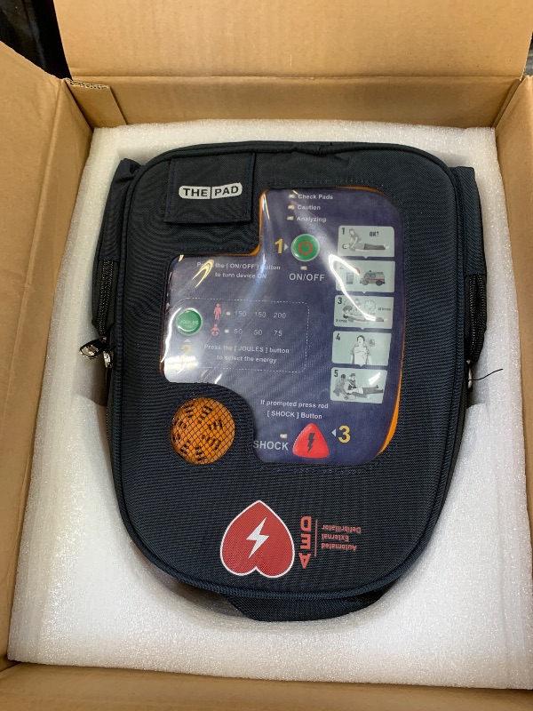 Photo 1 of Portable AED Defibrillator for Home Use Automatic External Defibrillator Emergency Device Suitable
