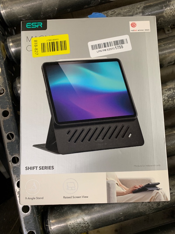 Photo 1 of ESR for iPad Pro 11 Inch Case (M4) 2024 5th Gen, Rotating Case with Removable Magnetic Cover, Adjustable Portrait/Landscape Stand with Raised Screen View, 9 Standing Angles, Shift Series, Black