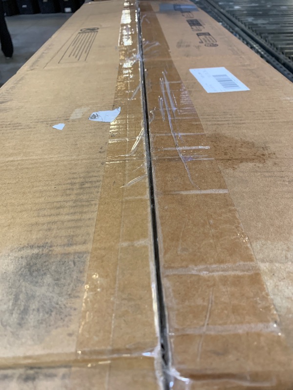 Photo 1 of Claiks Standing Desk with Drawers, 48 x 24 Inches Electric Standing Desk Adjustable Height, Sit Stand Up Desks Computer Workstation, Rustic Brown