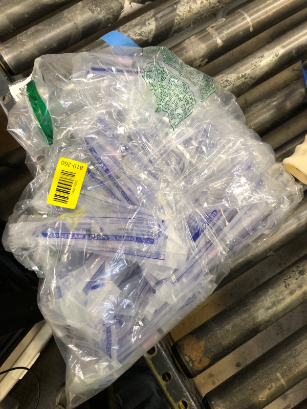 Photo 1 of 100 Pack 3ml 3cc Plastic Luer Lock Syringe with 18Gauge and Cap, Individually Sealed Wrapped, for Scientific Labs, Measuring Liquid, Refilling or Dispensing