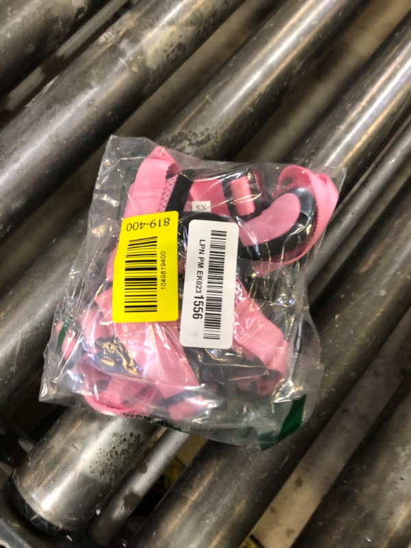 Photo 1 of rabbitgoo Cat Harness and Leash for Walking, Escape Proof Soft Adjustable Vest Harnesses for Cats, Easy Control Breathable Reflective Strips Jacket, Pink, XS