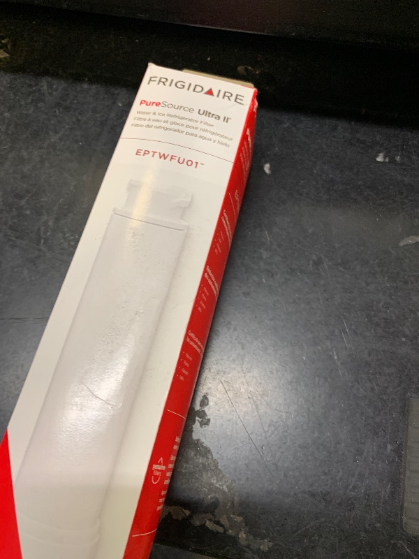Photo 1 of FRIGIDAIRE EPTWFU01 PureSource Ultra II Refrigerator Water Filter, 1 Count, White