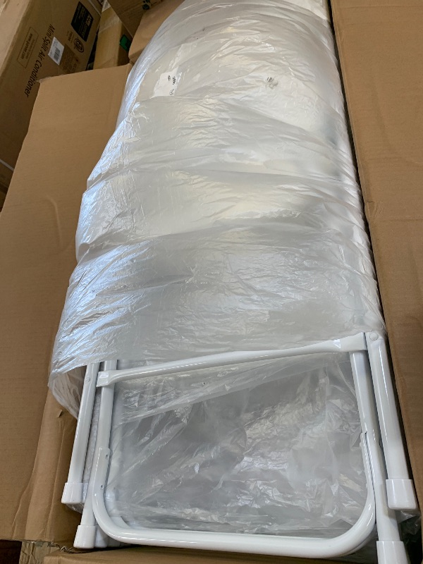Photo 1 of Flash Furniture Hercules Set of 10 Indoor/Outdoor Heavy-Duty Plastic Folding Chairs, Foldable Commercial Stacking Chairs with 650-lb. Static Weight Capacity, White