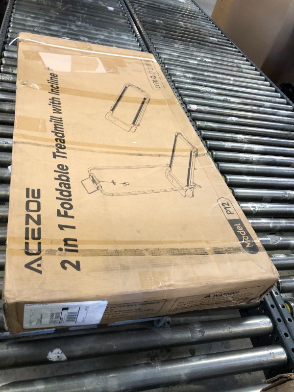 Photo 1 of acezoe 2 in 1 foldable treadmill