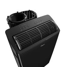 Photo 1 of Midea 10,000 BTU DOE Duo Smart Inverter Portable Air Conditioner, for spaces up to 450 sq. ft. (Black)
