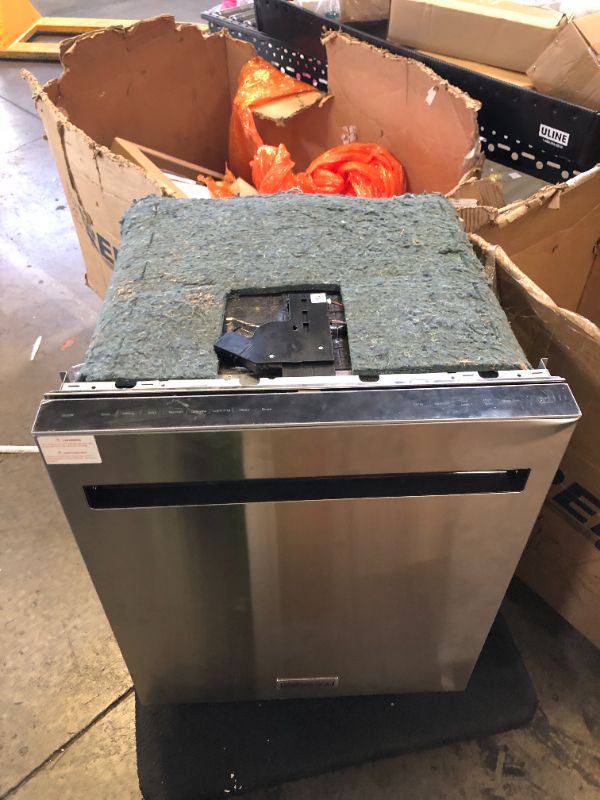 Photo 1 of Empava 24” Built-in Dishwasher with Stainless Steel Tub 15 Place Settings, 8 Wash Cycles, 3rd Racks, Auto Door Dry, 49 dB Quiet, Energy Star Certified