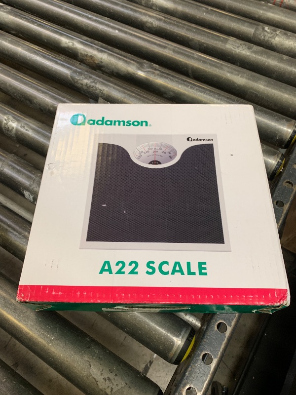 Photo 1 of Adamson A22 Bathroom Scale for Body Weight - Up to 260 LB - Anti-Skid Rubber Surface - Analog Bathroom Weight Scales