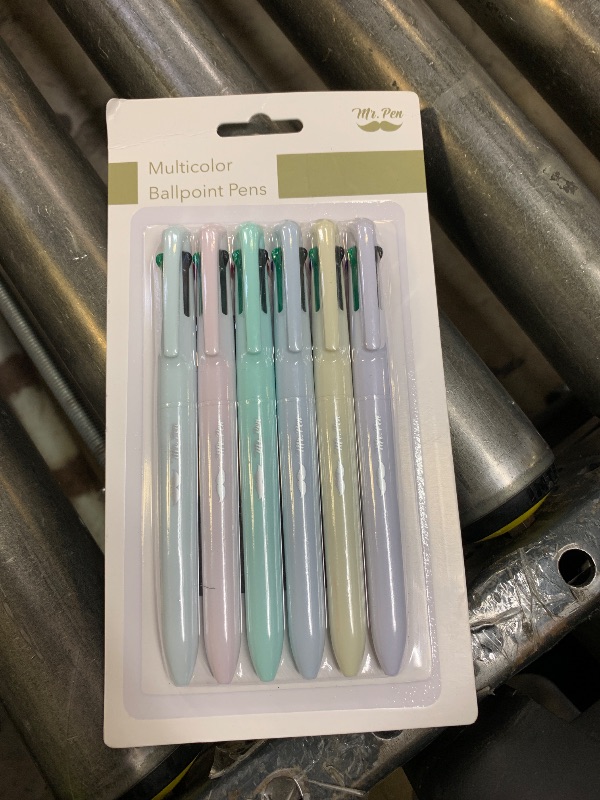 Photo 1 of Mr. Pen- Ballpoint Multicolor Pen in One, 4-in-1, 6 Pack, Colorful Ink, Retractable Multi Color Pens All in One