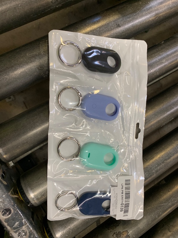 Photo 1 of 4 Pack Smarttag2 Holder Compatible with Samsung Galaxy SmartTag2, Soft Silicone Case All-Round Protection Against Scratch and Drop, with Keychain Suitable for Keys, Bags, Luggage, and Valuables