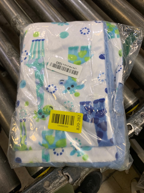 Photo 1 of CREVENT Minky Baby Blanket for Boys, Soft Plush Receiving for Newborns - Giraffe 30x40 Inches