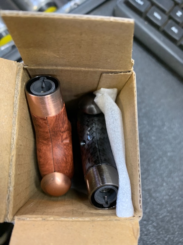 Photo 1 of Laffizz 2 Pack Torch Lighter Single Jet Flame Refillable Butane Lighters Windproof Gas Torch Lighters Adjustable Jet Cool Lighter for Camping Candle BBQ Grill(Fuel Not Included)