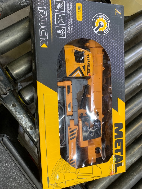 Photo 1 of BLUEYAK Kids Toys for 3 4 5 6 7 Years Old Boys, Die-cast Construction Toys Set w/Lights & Sounds, 29IN Crane Arm Alloy Engineering Construction Vehicles Truck Toys, Classics Crane Truck Model