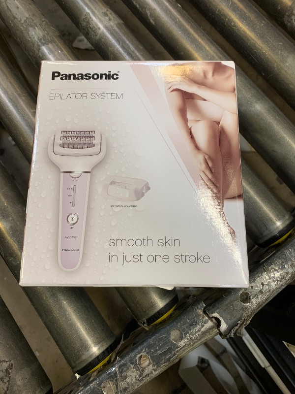 Photo 1 of Panasonic Epilator with Gentle Cap, Electric Hair Remover for Home, 3 Speed Settings, Wet Dry, Washable - ES-EY30