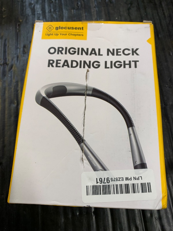 Photo 1 of Glocusent Book Light, 3-Color & 6-Brightness Reading Light, Bendable Neck Light, 80-hr Lasting Rechargeable Lamp, Perfect Book Light for Reading in Bed, Knitting, Camping, Repairing, Book Lovers Gifts