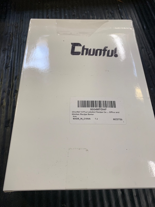 Photo 1 of Chunful 12 Pcs Labeled Recipe Cards Dividers Real Wood Recipe Dividers 4" x 6" Categorized by Specialty, File Organizer and Storage for Home, Office and Kitchen Recipe Sorter