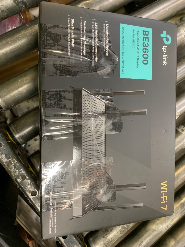 Photo 1 of TP-Link Dual-Band BE3600 Wi-Fi 7 Router Archer BE230 | 4-Stream | 2×2.5G + 3×1G Ports, USB 3.0, 2.0 GHz Quad Core, 4 Antennas | VPN, EasyMesh, HomeShield, MLO, Private IOT | Free Expert Support
