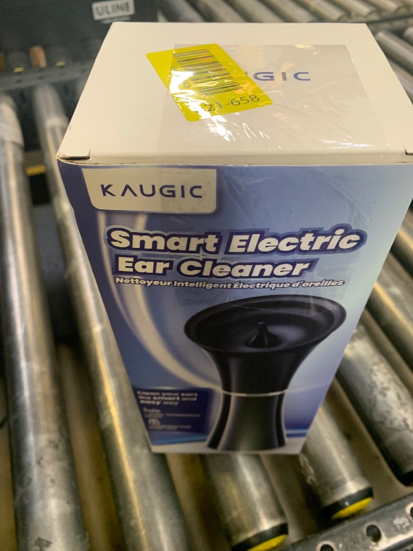 Photo 1 of KAUGIC Upgraded Ear Wax Removal with One-Piece Waste Tank, Safe Cleaner with Water Temperature Sensor, Effective Ear Irrigation Kit & USB-A to C Cable, IPX7, Black