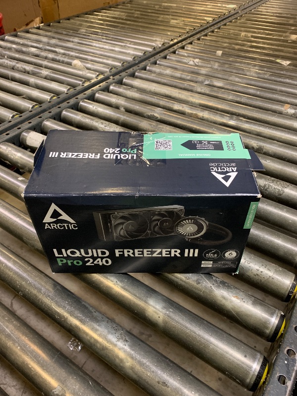 Photo 1 of ARCTIC Liquid Freezer III Pro 240-240 mm AIO CPU Cooler, Water Cooling, 38 mm Radiator, PWM Pump, VRM Fan, AMD AM5/AM4, Intel LGA1851/1700 Contact Frame - Black