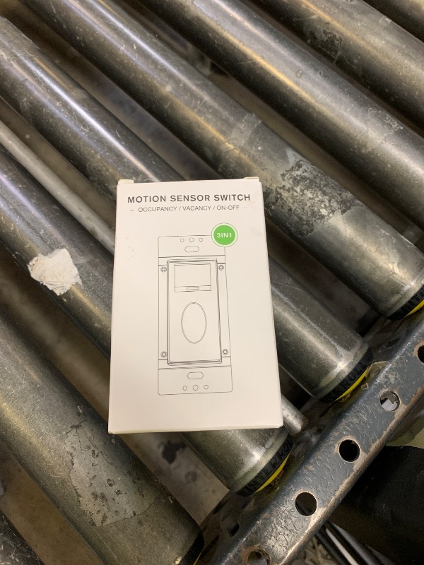 Photo 1 of RAYZEEK Occupancy Vacancy Motion Sensor Light Switch with On/Off Override, Single Pole PIR Infrared Motion Activated Wall Switch, Need Grounding Wire, No Neutral Wire,UL Listed, Wall Plate Included