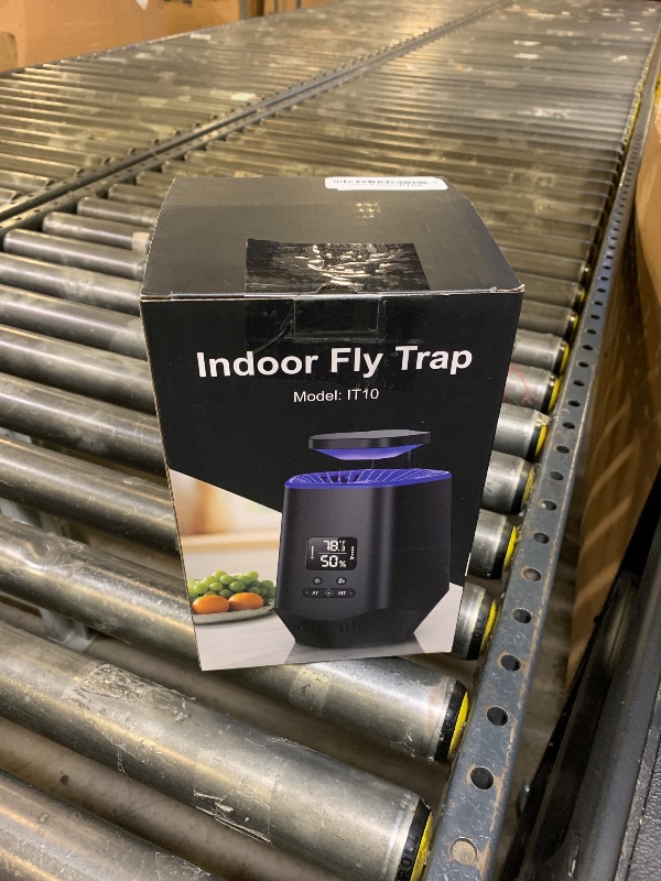 Photo 1 of Fruit Fly Traps for Indoors, Fly Trap Indoor Gnat Traps for House Indoor, Effective Fruit Fly Traps Bug Zapper Mosquito Trap for House Plant Pest Control with 10 PCS Refills BK