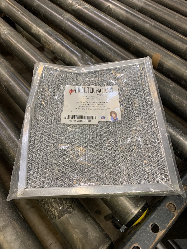 Photo 1 of Air Filter Factory Replacement For 41F, 97007696, 97005687 Broan Nutone Range Hood Grease Mesh Charcoal Carbon Combo - Filter Size 8.75 x 10.5 x .44 Inches