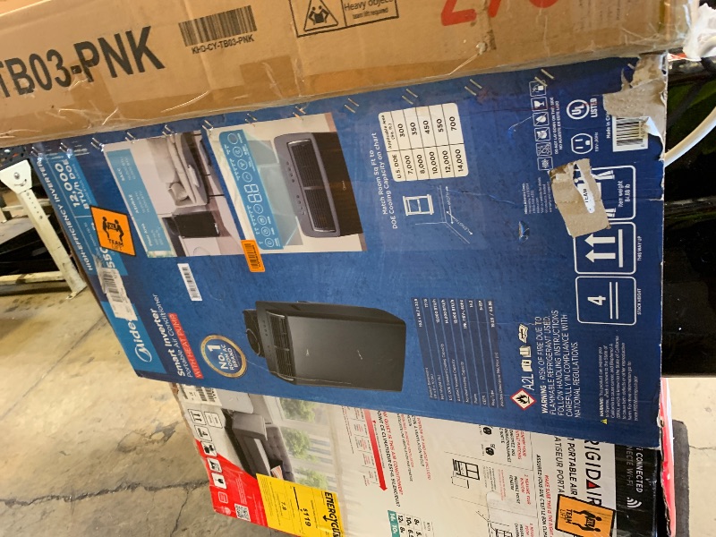 Photo 1 of Midea Duo 14,000 BTU (12,000 BTU SACC) High Efficiency Inverter Ultra Quiet Portable Air Conditioner, with Heat up to 550 Sq. Ft., Works with Alexa/Google Assistant, with Remote Control & Window Kit