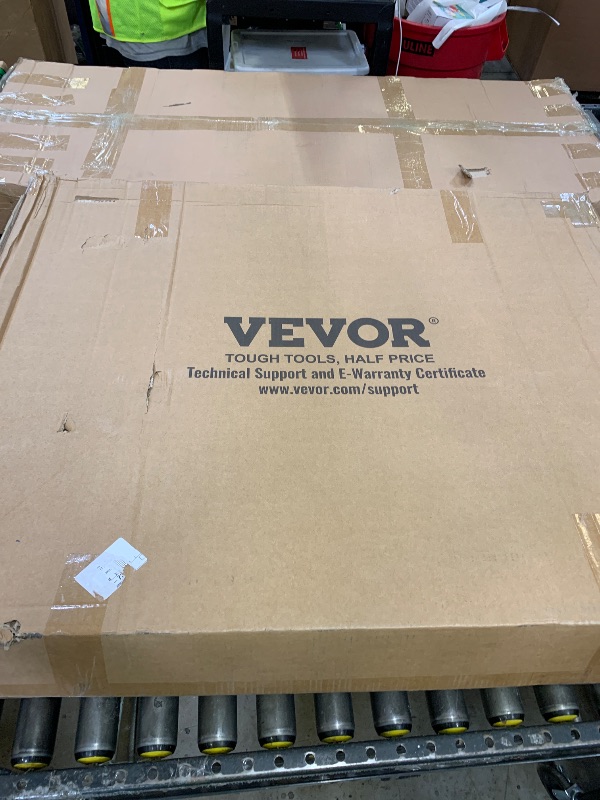 Photo 1 of VEVOR Shower Curb Kit, 48"x60" Shower Pan Kit with 4" ABS Central Flange, Waterproof Membrane, Stainless Steel Grate and Joint Sealant, Shower Pan Slope Sticks Fit for Bathroom
