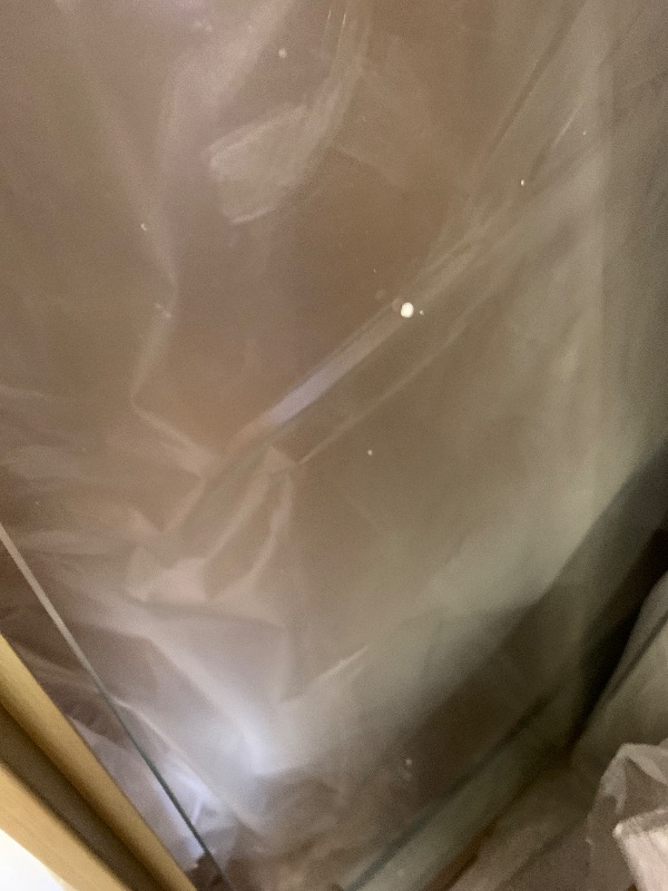 Photo 1 of Pivot Shower Door, 38-42" W x 72" H Semi-Frameless Pivot Swing Shower Door with 1/4" (6mm) Clear SGCC Tempered Glass, Left or Right Installation, Brushed Gold