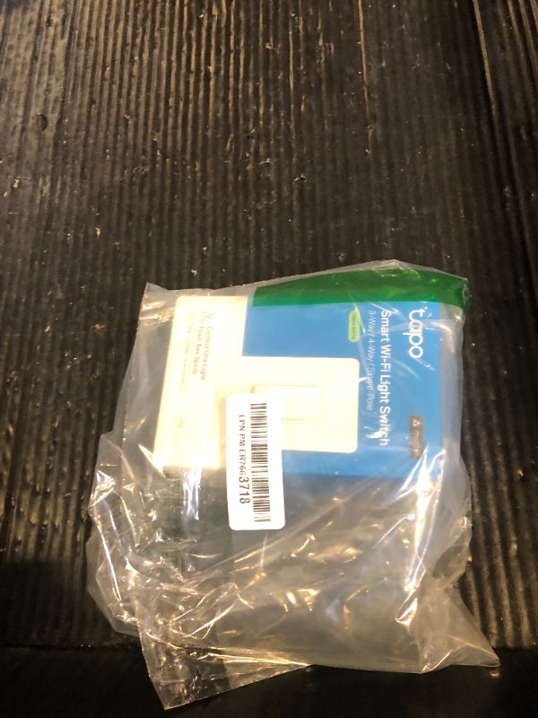 Photo 1 of TP-Link Tapo Smart Switch, Single-Pole/3-Way/4-Way, Matter Compatible, Energy Monitoring, Neutral Wire Required, Works with Alexa, Siri, Google Home, SmartThings, UL Certified, 2.4GHZ Wi-Fi, Tapo S515