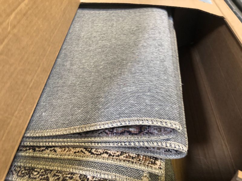 Photo 1 of Loloi Layla Collection LAY-03 Olive/Charcoal 9'-6" x 14' .13" Thick Area Rug, Soft, Durable, Vintage Inspired, Distressed, Low Pile, Non-Shedding, Easy Clean, Printed, Living Room Rug