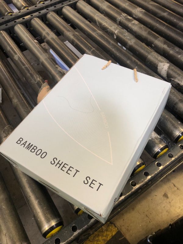 Photo 1 of Shilucheng 100% Viscose Derived from Bamboo_ Sheets Queen Size 4pcs - Ultra Cooling & Silky Soft Bed Sheets, 16" Deep Pocket, Perfect for Hot Sleepers, Hotel Bedding Sheets (White)
