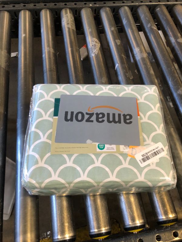 Photo 1 of Comfort Spaces 100% Cotton Sheet Set Breathable, Lightweight, Soft with 14" Elastic Pocket Fits up to 16" Mattress, All Season Cozy Bedding, Matching Pillow Case, King Scales 4 Piece