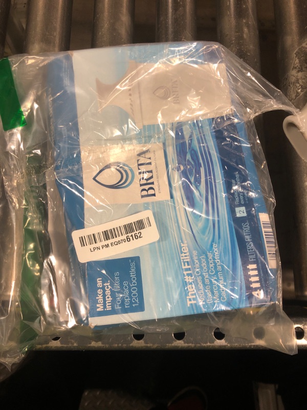 Photo 1 of Brita Standard Water Filter for Pitchers and Dispensers, BPA-Free, Reduces Copper, Cadmium and Mercury Impurities, Lasts Two Months or 40 Gallons, Includes 4 Filters for Pitchers