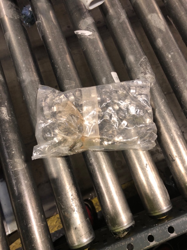 Photo 1 of 100PCS 3/4 Inch PEX Cinch Clamps Rings, 304 Stainless Steel PEX Fitting Clamps Pinch Crimp Rings for PEX Tubing Pipe Fitting Connections (Silver -3/4inch(100PCS))