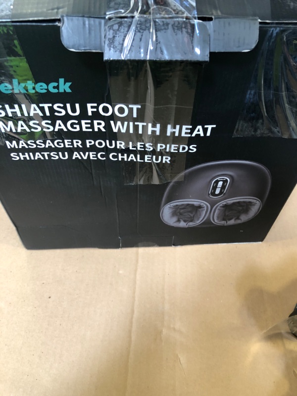 Photo 1 of Nekteck Shiatsu Foot Massager with Heat, FSA Eligible Deep Kneading Therapy Air Compression, HSA Feet Massage Improve Blood Circulation Foot Wellness Soothing Pain Relief, Relax for Home Office Use