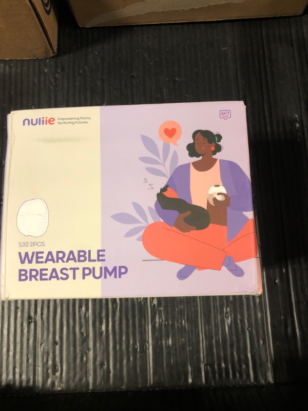 Photo 1 of Nuliie Hands-Free Breast Pump (Ghostwhite, 2 Packs)