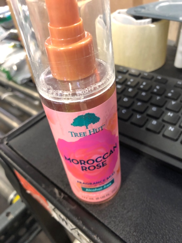 Photo 1 of Tree Hut Moroccan Rose Fragrance Mist, Refreshing Body Spray & Body Mist with Essential Oils, Light Sheer Floral Scent for Women, Perfect for Everyday Wear & Scent Layering, 6 fl oz