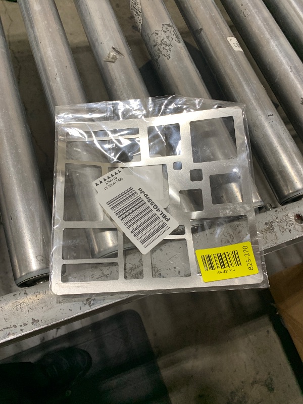 Photo 1 of UNICRAFTALE Metal Stencil Square & Rectangle Templates - Stainless Steel Journal Stencils for DIY Scrapbooking, Photo Engraving & Jewelry