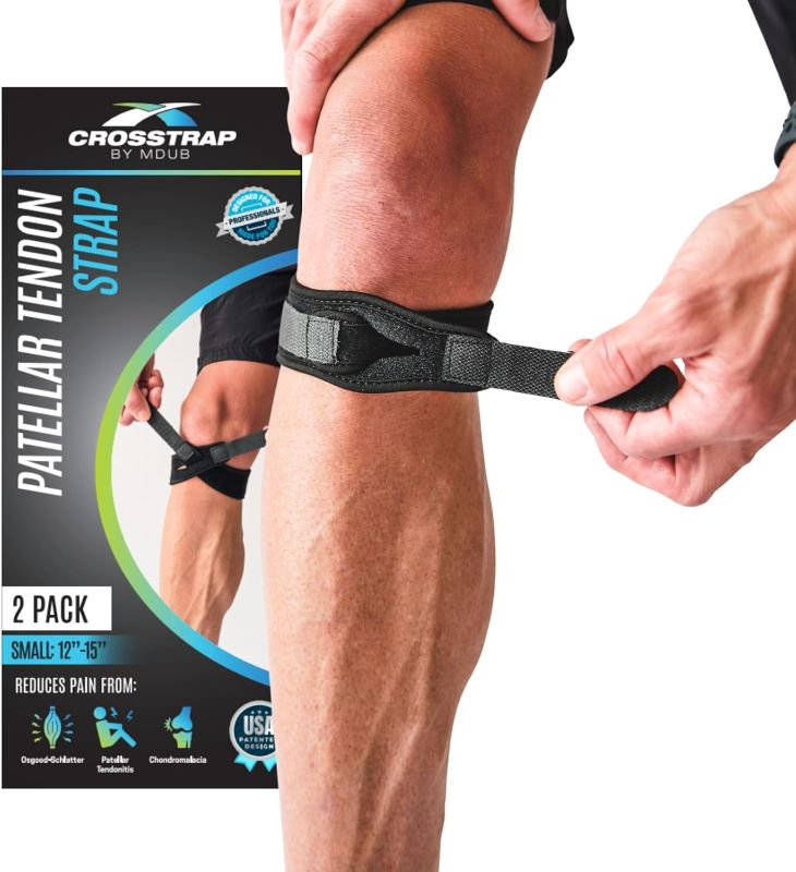 Photo 1 of Stabilizing Patella Knee Strap | Patella Tendon Brace for Running, Cycling, Hiking, and Sports | Pain Relief and Support, Knee Stabilizer Brace For Exercise
