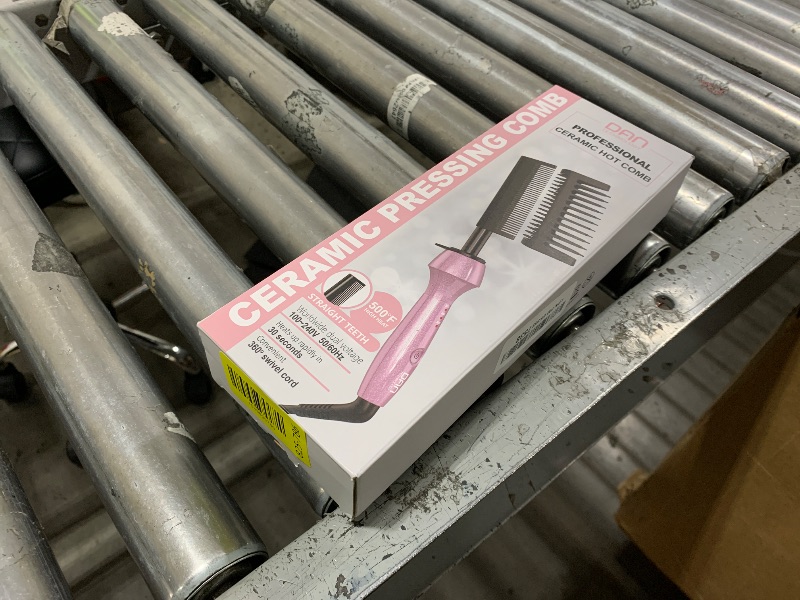 Photo 1 of Dan hot comb,Hot Comb for black women hair,HotComb electric for wigs,pressing comb for african american hair,500?,Dual voltage, Temperatures Adjustable,60 Min Auto Shut Off, (pink)
