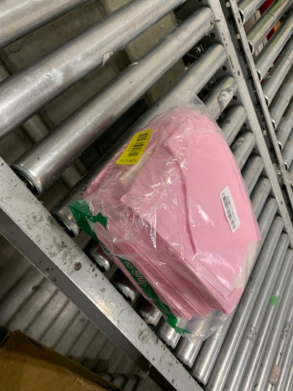 Photo 1 of UCGOU Bubble Mailers 7.25x12 Inch Light Pink 25 Pack Poly Padded Envelopes Small Business Opaque Packaging Postal Self Seal Waterproof Boutique Bulk Mail Shipping Bags for Jewelry Makeup Supplies #1