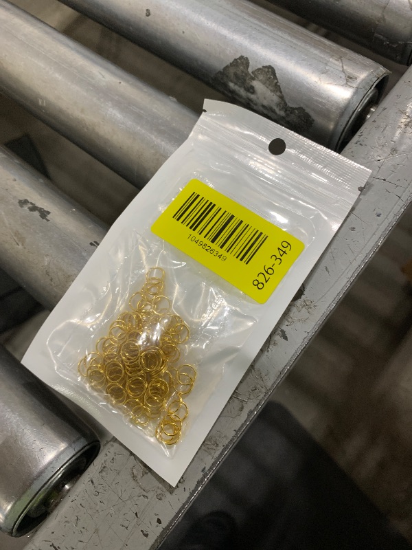 Photo 1 of 100pcs 8mm Tiny Split Ring for Jewelry Making, Double Loops Round Split Jump Rings Necklaces Bracelets Earrings Metal Mini Key Rings DIY Craft