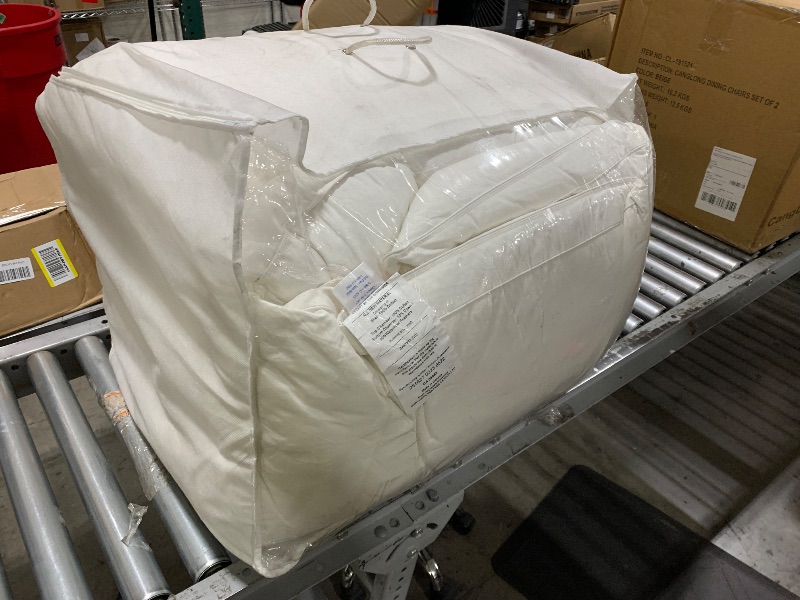 Photo 1 of Hotel Collection 200 Thread Count Cotton Twill King Featherbed