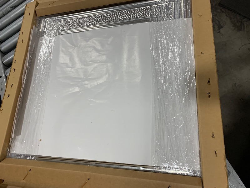 Photo 1 of Shanko SKPC509-lnop-24x24-D-6 County Cork Stamped Metal Lay-in Tin Ceiling Tile (24 sq. ft), Lincoln Copper, Pack of 6