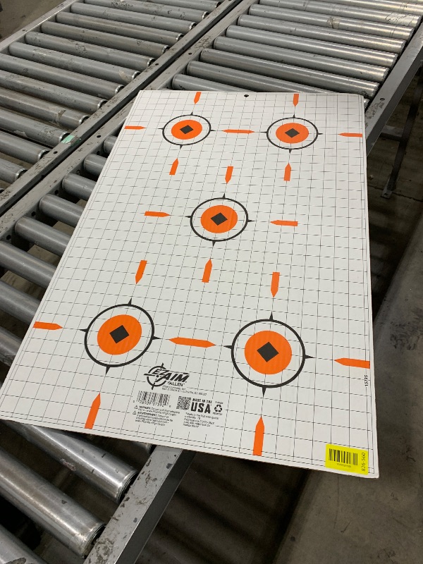 Photo 1 of EZ Aim Sight Grid Shooting Target & Backer, Corrugated, 23 x 35, Tan