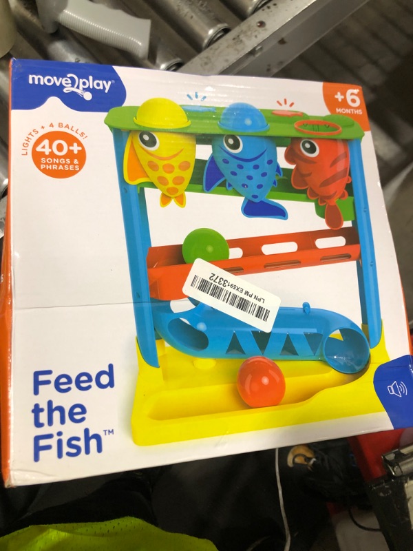 Photo 1 of Move2Play, Feed The Fish | Interactive Baby & Toddler Toy | 1, 2+ Year Old Gift & Birthday Present | Boys & Girls Babies Ages 6, 7, 8, 9, 10, 12, 18, 24+ Months Old