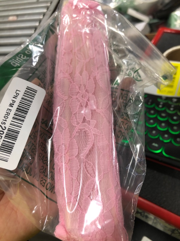 Photo 1 of choyaxo Lace Handheld Chinese Folding Fan Bamboo Silk Folding Fan for Women Wedding Decoration Dancing Party,Pink