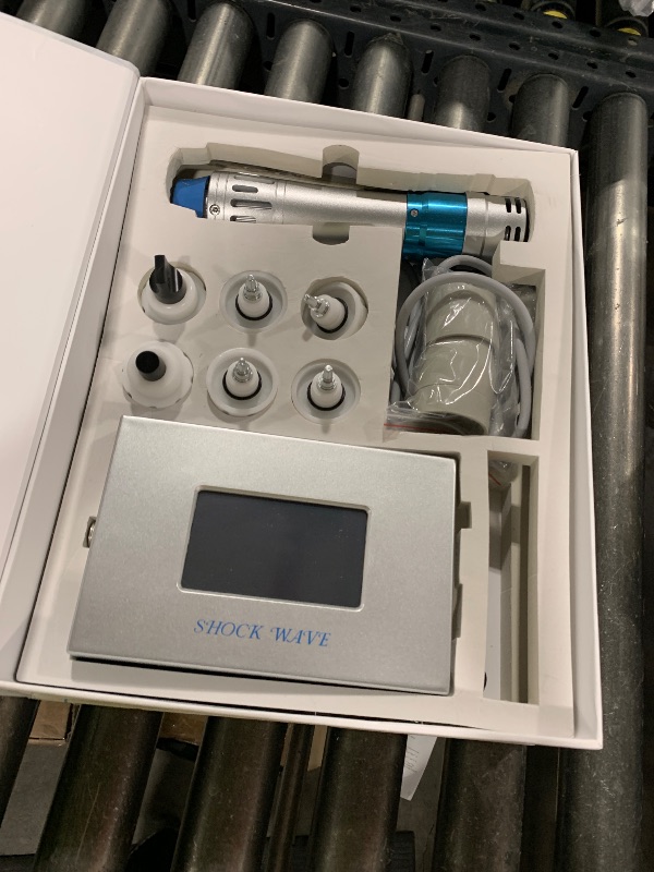 Photo 1 of Nulatool Shockwave Therapy Machine Body Muscle Relaxation Massager Tool Shock Wave Pain Relief with 7 Heads-SW18A