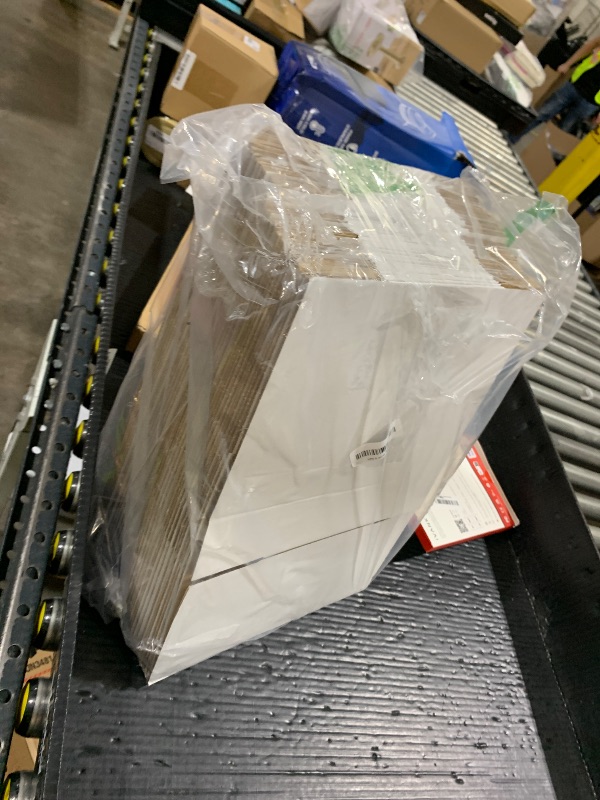 Photo 1 of Poever Shipping-Boxes-11x6x6 Inches: 40 Pack Shipping-Boxes-Mailers, White Corrugated-Cardboard-Boxes for Packing Small Business Mailing
