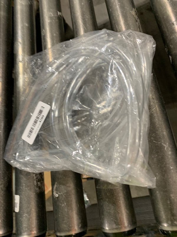 Photo 1 of MECCANIXITY PVC Transparent Hose Plastic Vinyl Tubing 12mm ID 15mm OD 10ft Flexible for Water Tube, Air Line